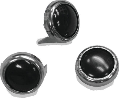 Mustang Studs 12.5mm (Bag of 10) - Black