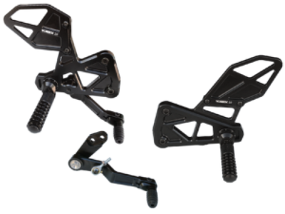 Vortex Racing Rearsets Replacement Rear Set- Black