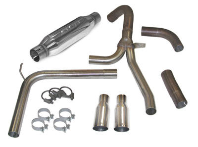 SLP 1998-2002 Chevrolet Camaro LS1 LoudMouth Cat-Back Exhaust System w/ 3.5in Slash Cut Tips