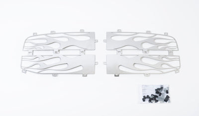 Putco 99-03 Ford F-150 (Bar Grille) w/ Logo CutOut Flaming Inferno Stainless Steel Grille