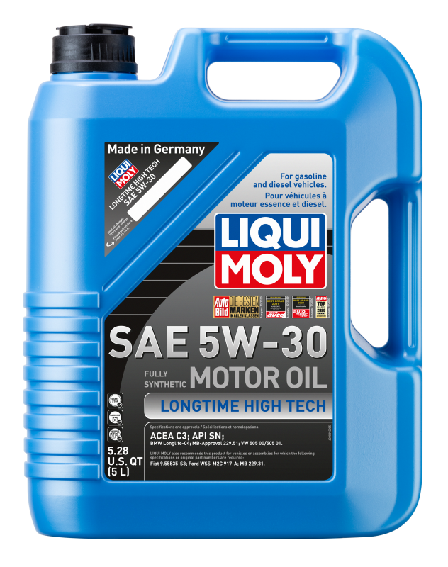 Mach Yeti Racing LIQUI MOLY 5L Longtime High Tech Motor Oil SAE 5W30 – Mach Yeti Racing