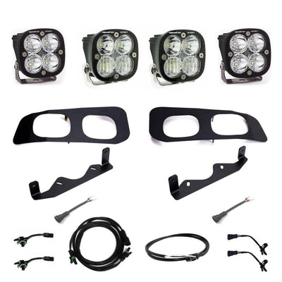 Baja Designs 2023+ Ford F-250/350 Super Duty Squadron Sport Dual Fog Pocket Light Kit w/ Upfitter