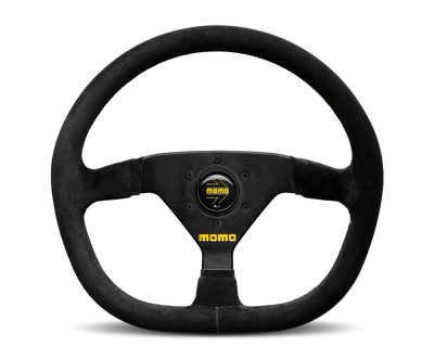 Momo MOD88 Steering Wheel 320 mm - Black Suede/Black Spokes