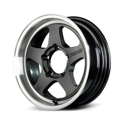 Gram Lights 57FR-X 16x5.5 +00 5-139.7 Glass Black/Rim DC Wheel