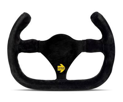 Momo MOD27/C Steering Wheel 270 mm - Black Suede/Black Spokes