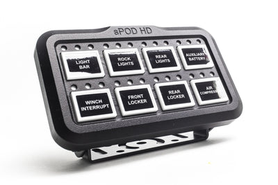 sPOD 8 Circuit Systems Add On HD Switch Panel