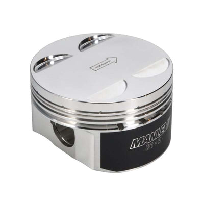 Manley Nissan GTR VR38DETT 99mm Bore 88.4mm Stroke -2cc Dish Turbo Tuff Piston Set w/ Rings