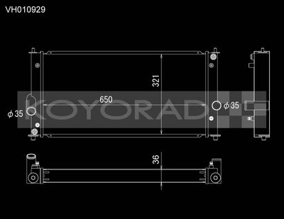 Koyo 00-05 Toyota MR2 Spyder 1.8L I4 MT (Manual Transmission) All-Aluminum Radiator