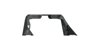 Road Armor 10-19 Dodge 1500 iD Headache Rack w/Bedrail Pod/Dual 10in Pod/Brake Lamp Relief/Hyve -Raw