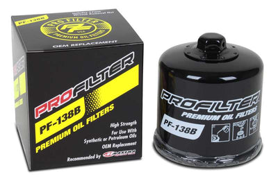 ProFilter Aprilia/Arctic Cat/Kawasaki/Suzuki Spin-On/Black/Various Performance Oil Filter - Single