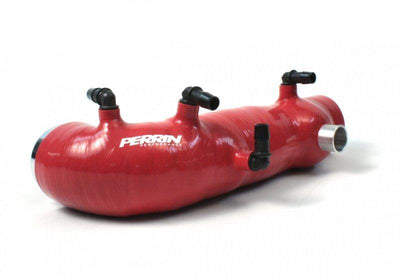 PERRIN 22-26 Subaru WRX / 20-25 LGT & OBXT Turbo Inlet Hose w/Turbo Adapter Flange (Long) - Black