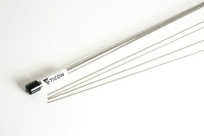 Ticon Industries 39in Length 1/4lb 1mm/.039in Filler Diameter CP1 Titanium Filler Rod