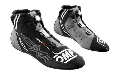 OMP KART SHOES KS-X FIA 8877-2022 BLACK/GREY/FLUO YELLOW SIZE 38