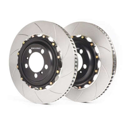 GiroDisc 03-09 Nissan 350Z (w/Brembo Calipers) 2-Piece Slotted Rear Rotors