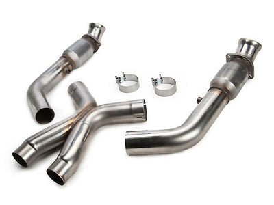Kooks 11-14 Ford Mustang GT 5.0L 4V 3in x 2 3/4in OEM Exhaust GREEN Cat H Pipe Kooks HDR Req