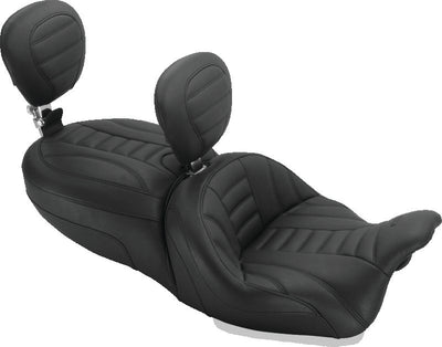 Mustang 95-05 Kawasaki Vulcan 800, 96-05 800 Classic Fastback 1PC Seat - Black