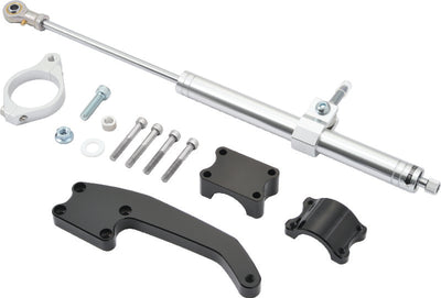 Twin Power 17-Up FLH FLT Models Satin Finish Steering Damper Kit