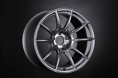 SSR GTX01 17x10 5x114.3 15mm Offset Dark Silver Wheel