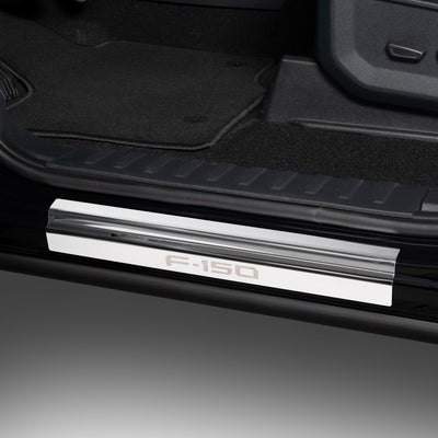 Putco 15-20 Ford F-150 - SuperCrew w/ F-150 Etching - 4pcs SS Door Sills
