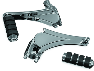 Kuryakyn Adjustable Passenger Pegs With ISO Small Pegs 10 and Up Chrome