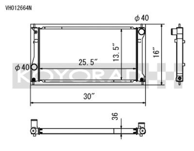 Koyo 13-20 Scion FR-S /  Subaru BRZ 2.0L / 22+ Toyota GR86 / Subaru BRZ 2.4L (MT/AT) Radiator