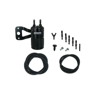 Moroso Harley-Davidson Twin Cam (w/Stock Air Cleaner) Air Oil Separator - Black