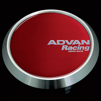 Advan 73mm Flat Center Cap - Candy Red