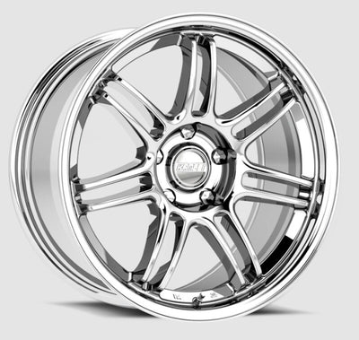 Kansei K17X Seven 19x10.5in / 5x114.3 BP / 12mm Offset / 73.1mm Bore - Chrome