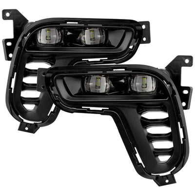 Spyder Dodge Durango 21-24 OEM Style LED Fog Lights w/Switch (FL-DDU2021-LED-C)