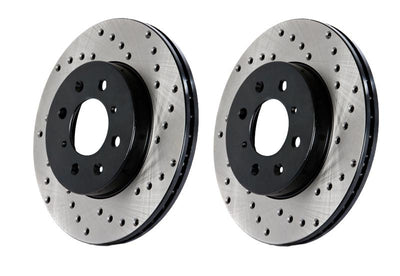 Centric Performance 12-16 F10 M5 Brake Rotor Drilled Front Left