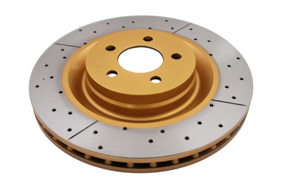 DBA 08-15 Dodge Challenger SRT-8 Front Drilled & Slotted Street Series Rotor