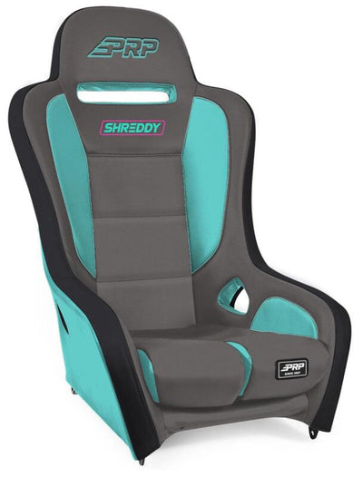 PRP Shreddy Podium Suspension Seat - Grey/Teal