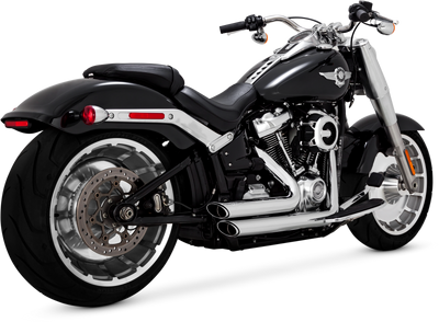 Vance & Hines HD 18-22 Fatboy/Blackout Shortshots Staggered PCX Full System Exhaust