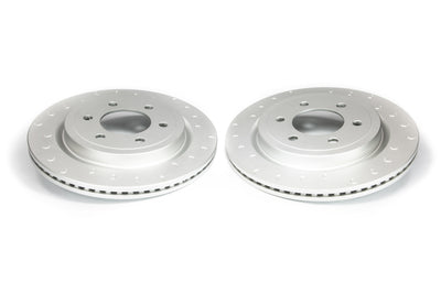 Alcon 2010+ Ford F-150 336x24mm Slotted Rotor Kit w/ Electric Park Brake - Rear