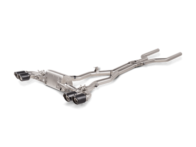 Akrapovic 2021 BMW M8/M8 Competition (F93) Evolution Line Cat Back (Titanium) w/Carbon Tips