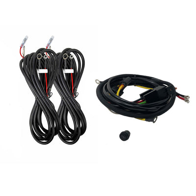 KC HiLiTES Platform One Profile SideCast 4-Light Wiring Kit for F150/Raptor/Super Duty