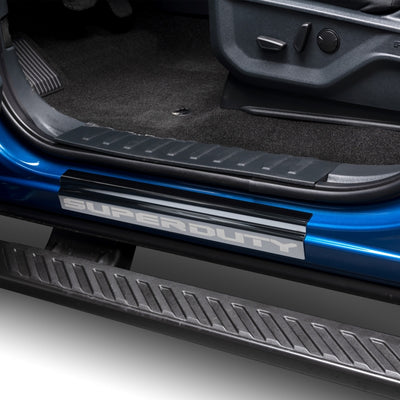 Putco 23-25 Ford F250/F350/F450/F550 Crew Cab Black Platinum Door Sills