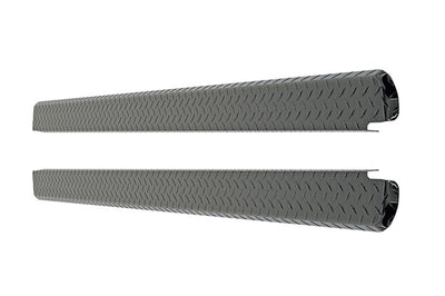 Dee Zee 07-13 Chevrolet Silverado Bed Cap Wrap Black-Tread Aluminum 6 1/2Ft Bed